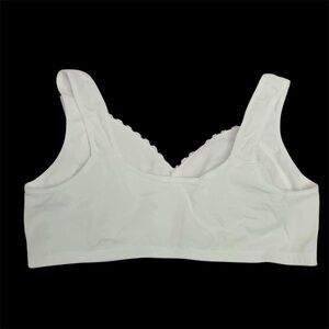 Elegant White Senior Women's Bra